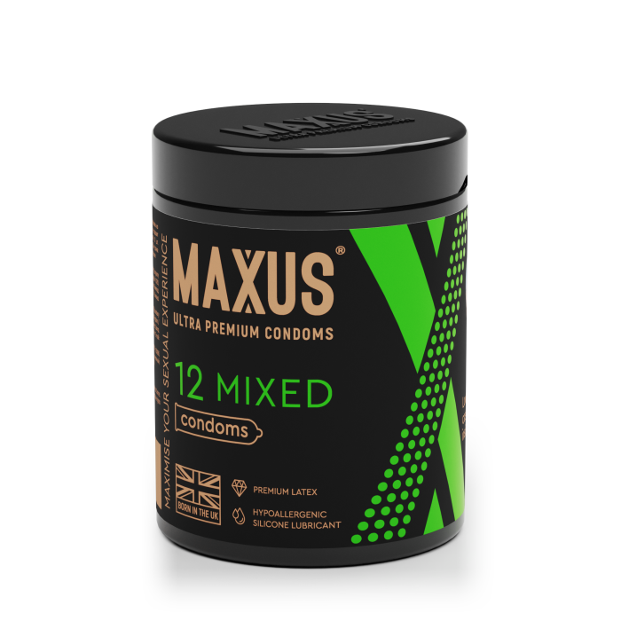 Презервативы MAXUS Mixed  X-Edition - 12 шт 