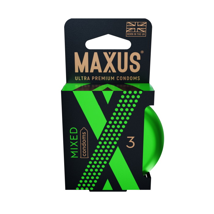 Презервативы "MAXUS" MIXED №3 в металлическом кейсе 