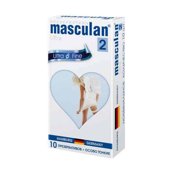 Презервативы "Masculan, 2 Ultra Fine" №10, особо тонкие, 10 шт 