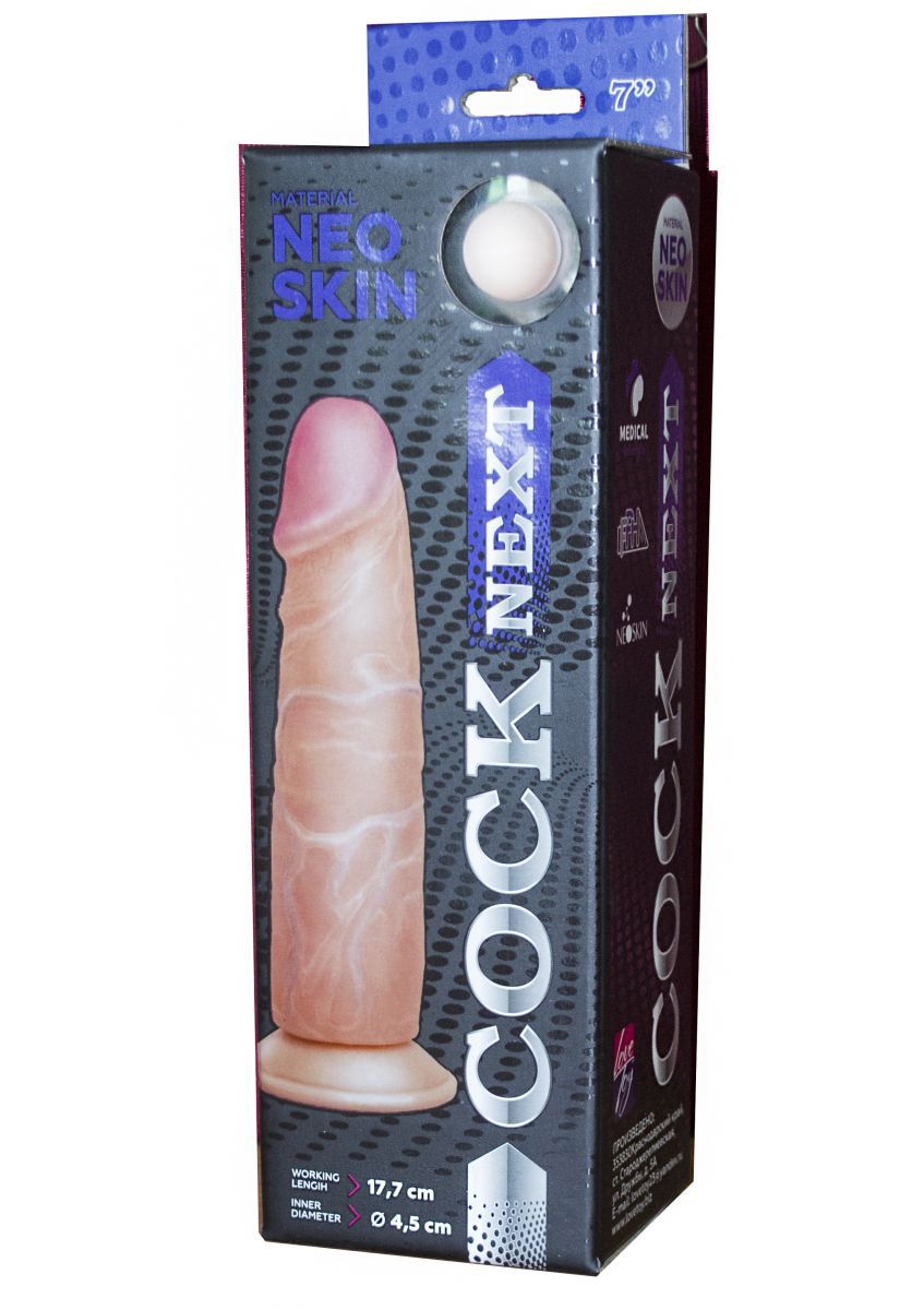 Фаллоимитатор на присоске COCK NEXT 7" - 17.70 см