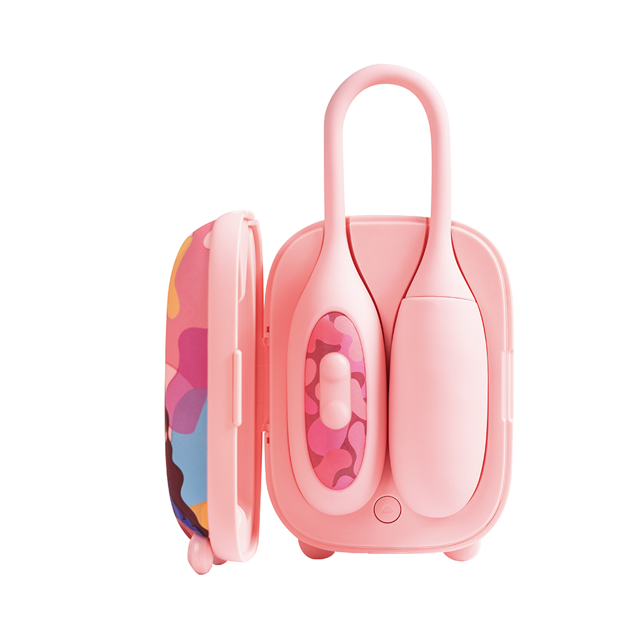 Вибратор 2в1 BeYourLover Magic Suitcase с бесконтактным клиторальным стимулятором