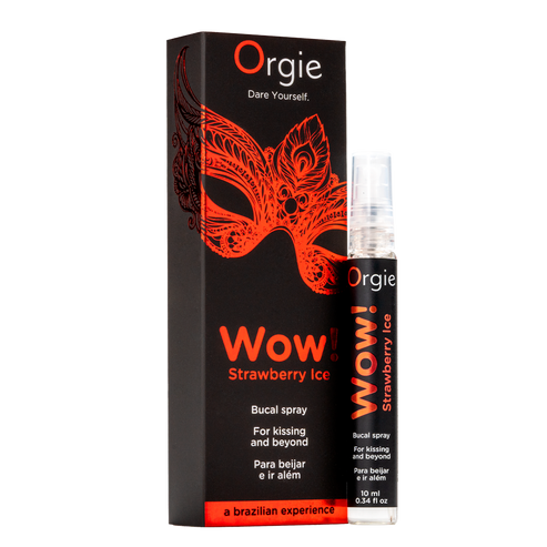 Стимулирующий оральный спрей Orgie Wow! Strawberry Ice Bucal Spray, 10 мл 