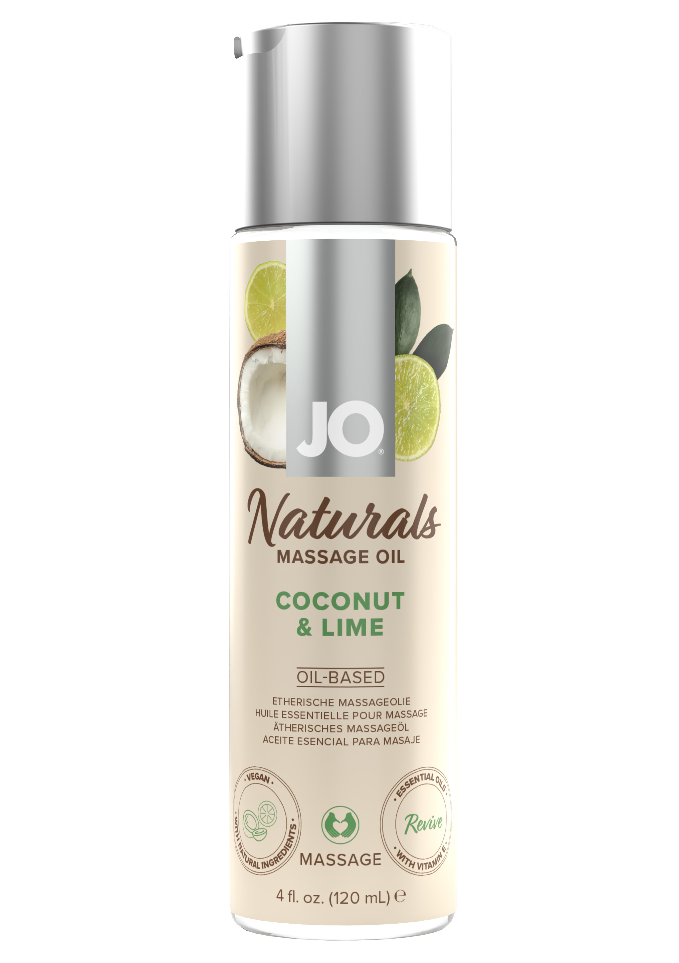 Массажное масло JO - Coconut & Lime 120 mL 