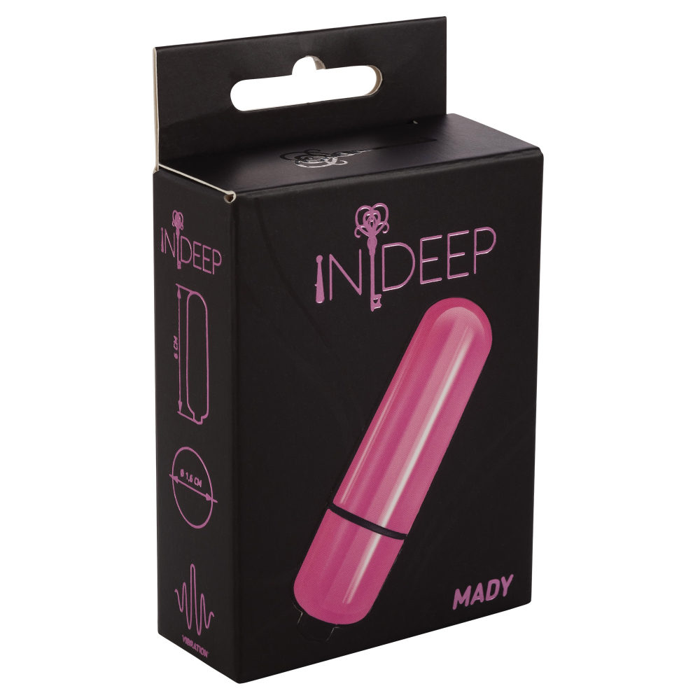 Вибропуля Indeep Mady Pink 6 см