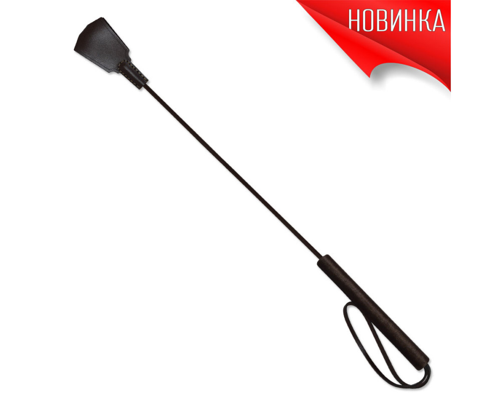 Темно-коричневый стек "Готика" с петлей - 77 см 