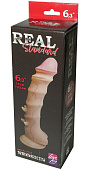 Фаллоимитатор REAL Standard с шипами 16 см
