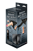 Страпон пояс женский BEST SELECT с 3 насадками и вибраццией