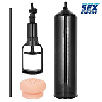 Вакуумная помпа Sex Expert, L 245 мм D 55 мм