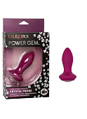 Анальная пробка с вибрацией Power Gem Vibrating Petite Crystal Probe 5 см