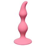 Анальная пробка Curved Anal Plug Pink 12.50 см