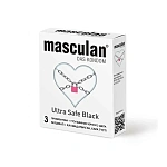 Презервативы утолщенные черные, "Masculan, 4 Ultra Safe Black" №3