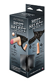 Страпон пояс женский BEST SELECT с 3 насадками