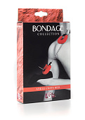  ОКОВЫ BONDAGE МЕХОВЫЕ НА НОГИ КРАСНЫЕ 